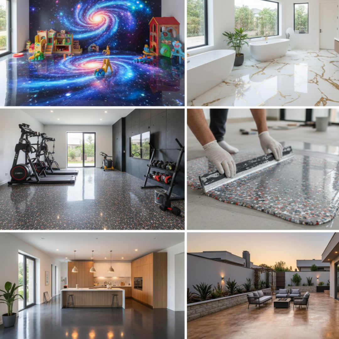 epoxy flooring for home price in pakistan