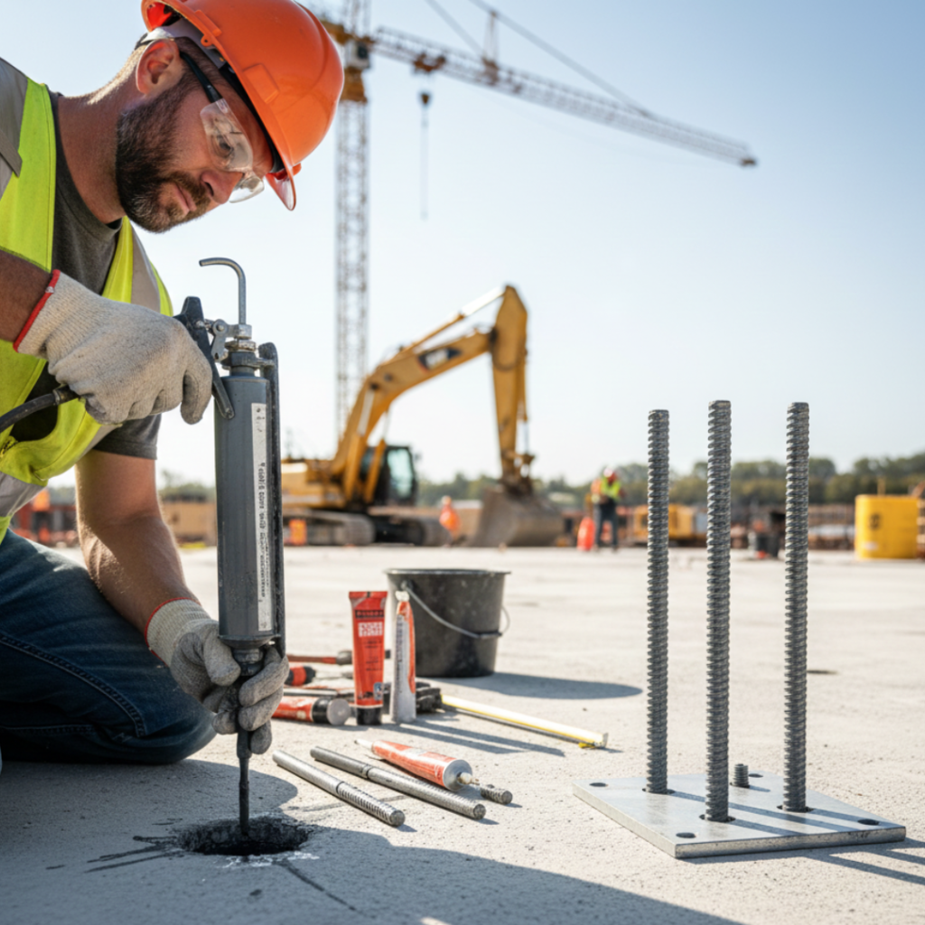 Epoxy Anchor Installer epoxy for anchors in pakistan