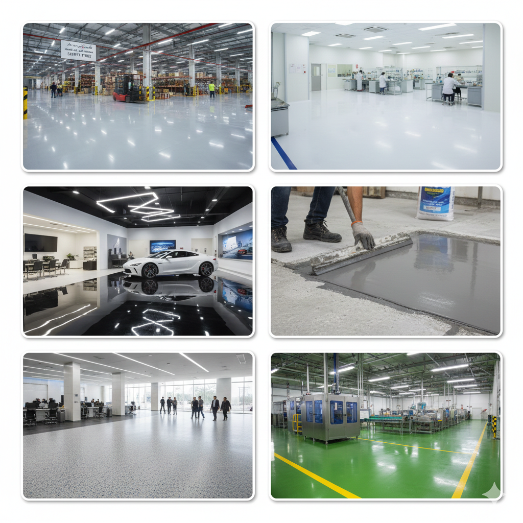 epoxy flooring for commercial areas