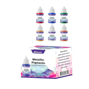 metallic pigments 6 pieces